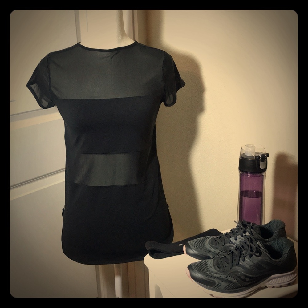 Fabletics Daniela Tee with Mesh Detail